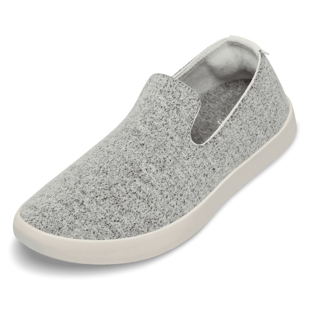 Allbirds Men's Slip-Ons Grey - Wool Loungers - 05647DAOJ